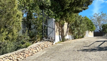 Resa estates Ibiza villa for sale renovation pool san jose entrance .jpg
